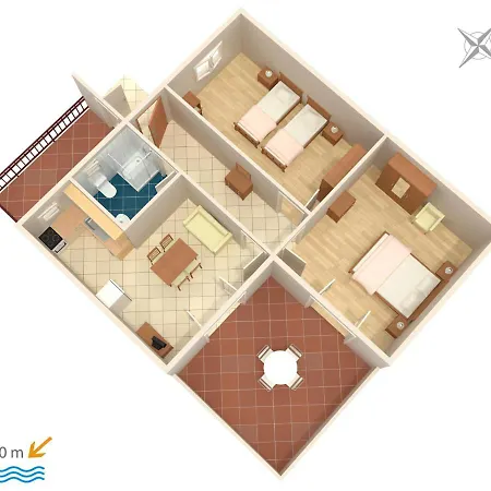 With A Parking Space Tribunj, Vodice - 6237